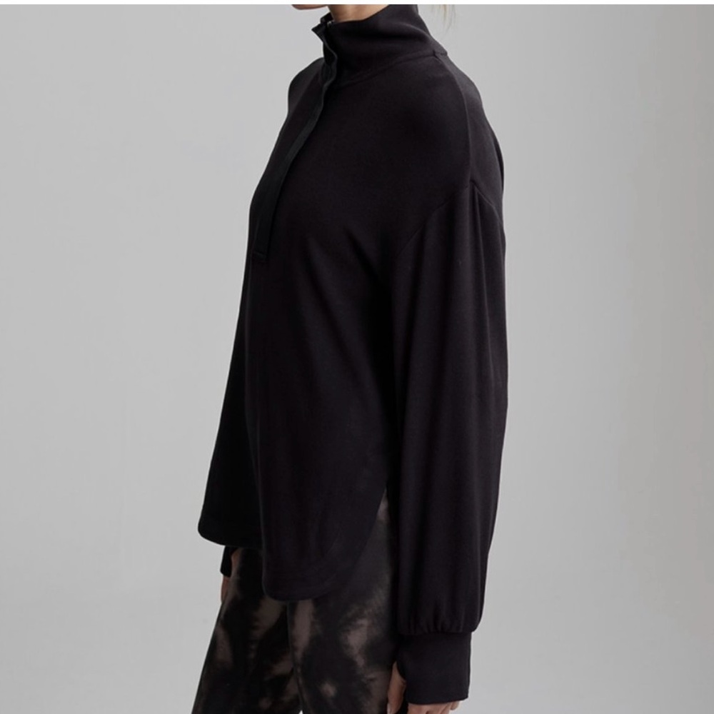 Varley Roeder Half Zip Midlayer Black Sweater Siz… - image 3